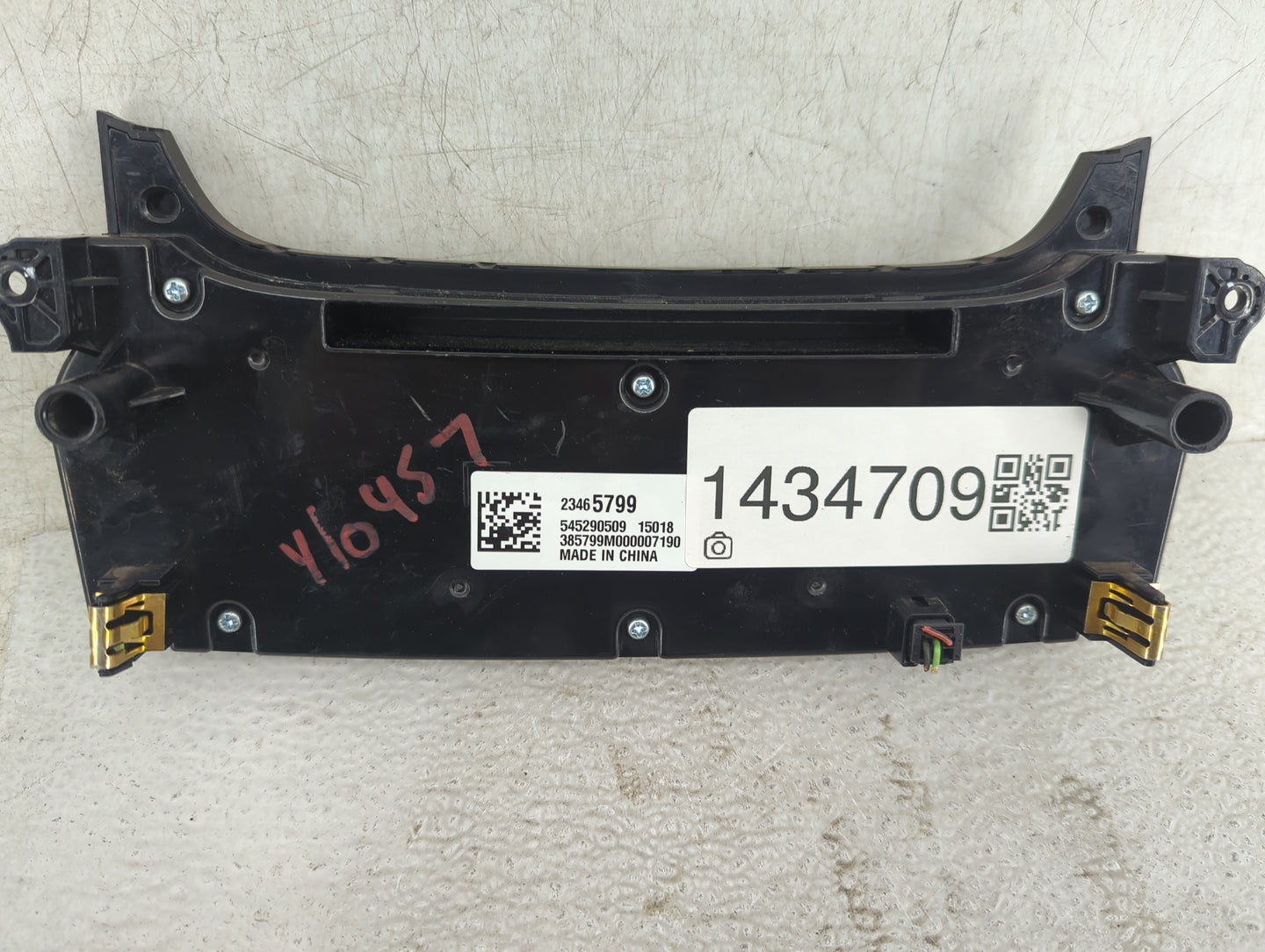 2013-2015 Chevrolet Malibu Climate Control Module Temperature AC/Heater Replacement P/N:23465799 545290509 Fits OEM Used Aut