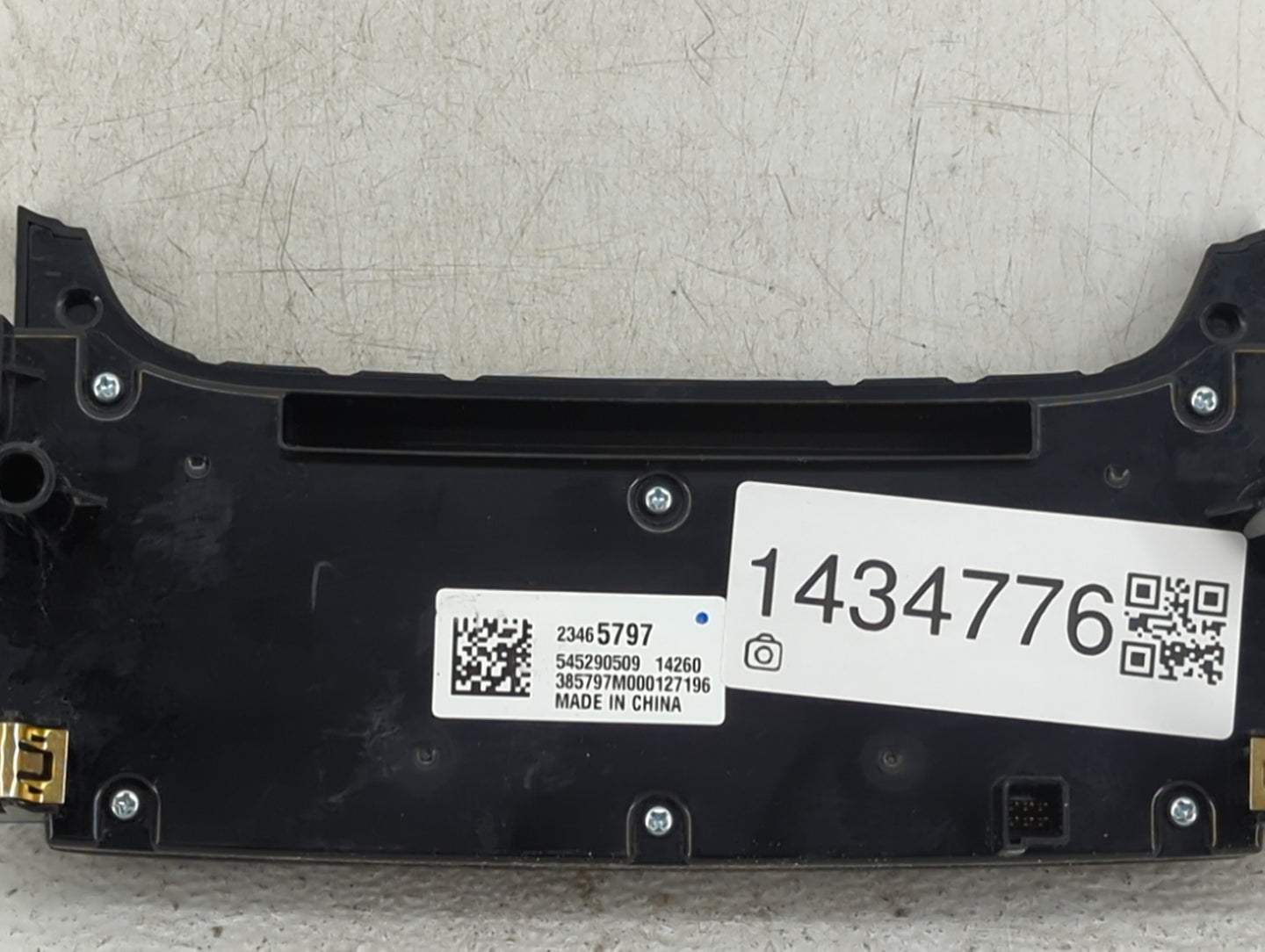 2014-2016 Chevrolet Malibu Climate Control Module Temperature AC/Heater Replacement P/N:23465797 545290509 Fits OEM Used Aut