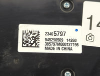 2014-2016 Chevrolet Malibu Climate Control Module Temperature AC/Heater Replacement P/N:23465797 545290509 Fits OEM Used Aut