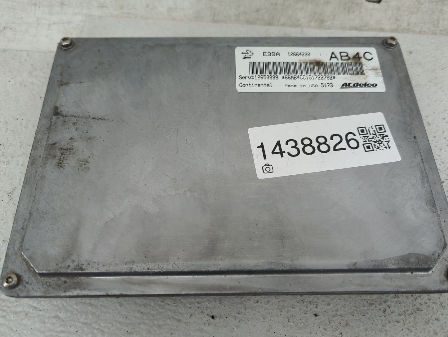 2013-2016 Chevrolet Malibu PCM Engine Control Computer ECU ECM PCU OEM P/N:12664220 12653998 Fits Fits 2013 2014 2015 2016 O