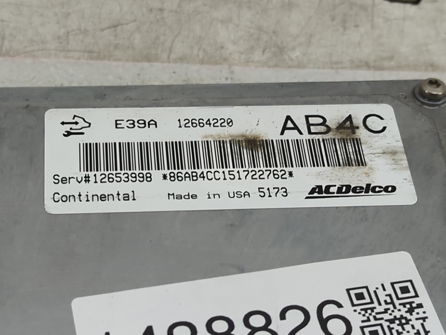 2013-2016 Chevrolet Malibu PCM Engine Control Computer ECU ECM PCU OEM P/N:12664220 12653998 Fits Fits 2013 2014 2015 2016 O