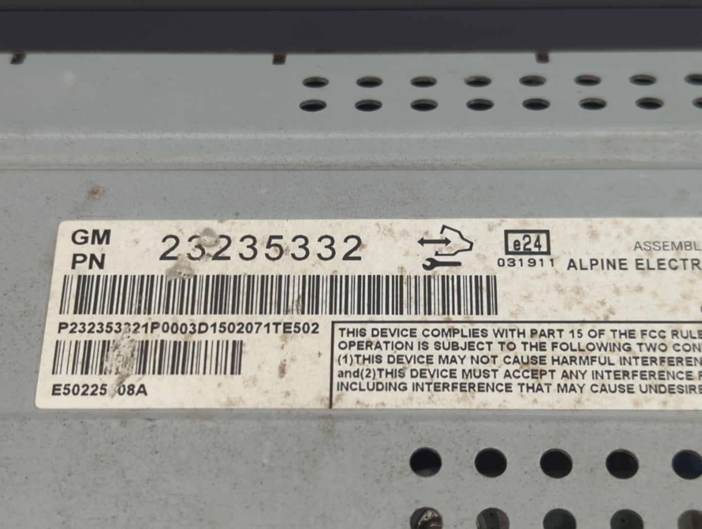 2013-2016 Chevrolet Malibu Information Display Screen Black - Oemusedautoparts1.com