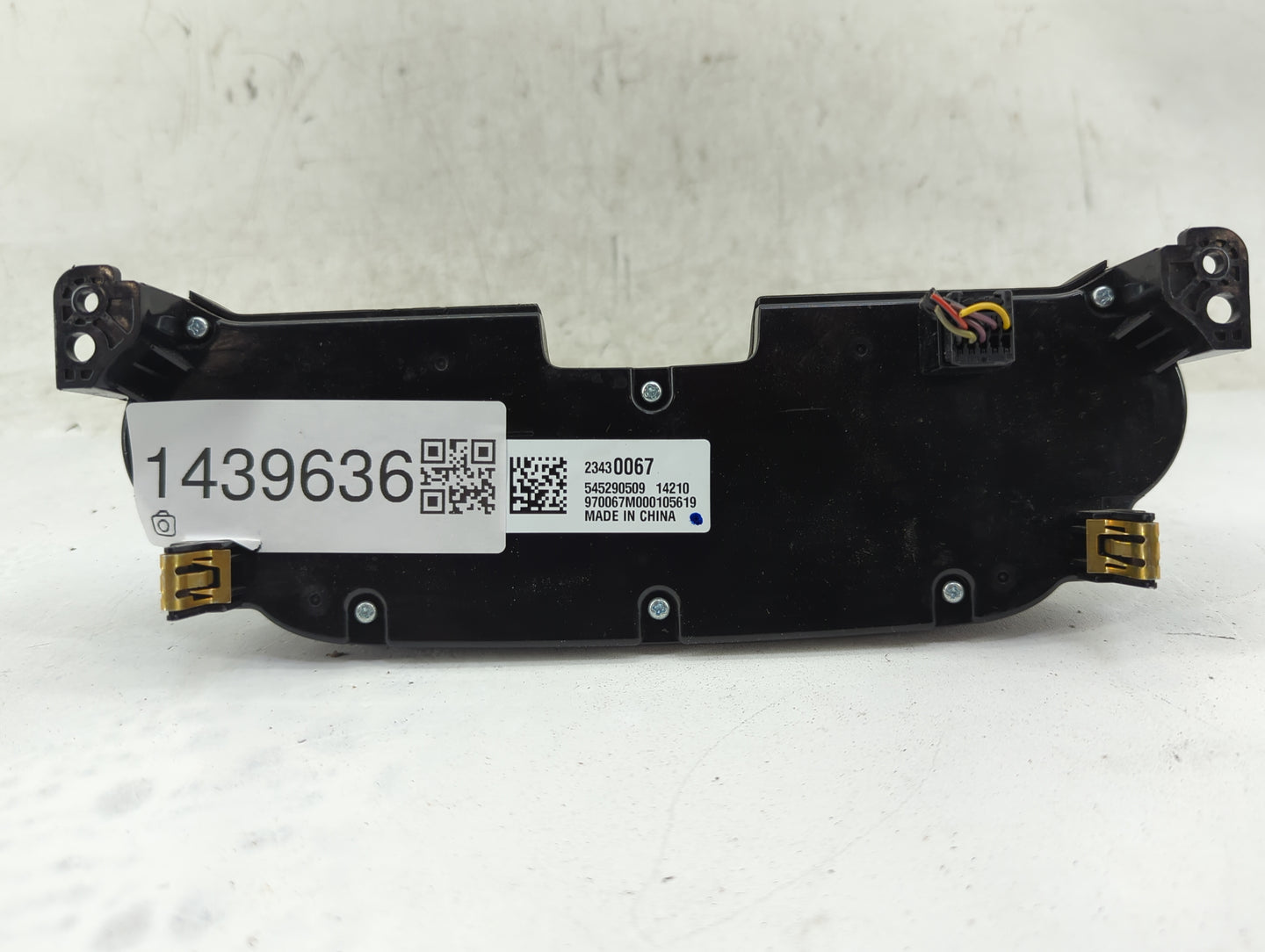 2015 Chevrolet Malibu Climate Control Module Temperature AC/Heater Replacement P/N:23430067 545290509, 970067M000105619 Fits