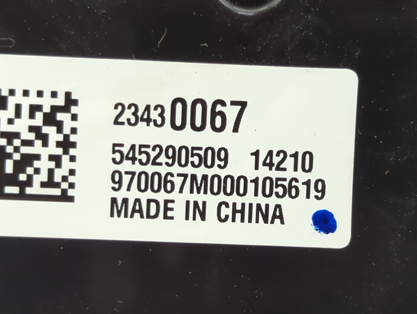 2015 Chevrolet Malibu Climate Control Module Temperature AC/Heater Replacement P/N:23430067 545290509, 970067M000105619 Fits