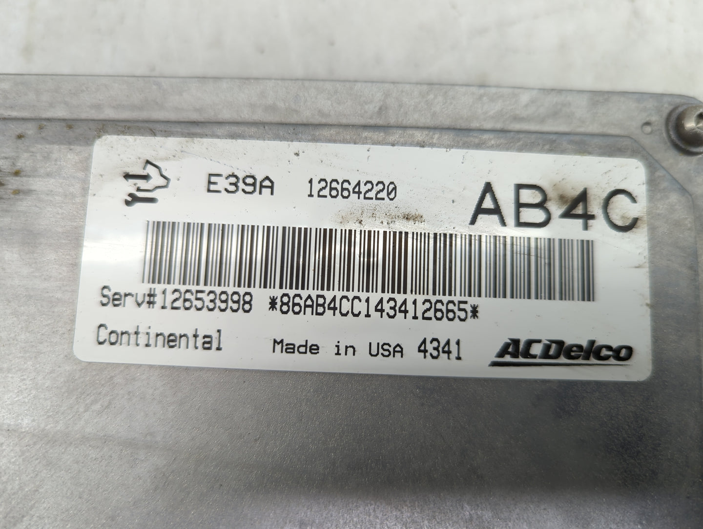 2013-2016 Chevrolet Malibu PCM Engine Control Computer ECU ECM PCU OEM P/N:12664220 12653998 Fits Fits 2013 2014 2015 2016 O