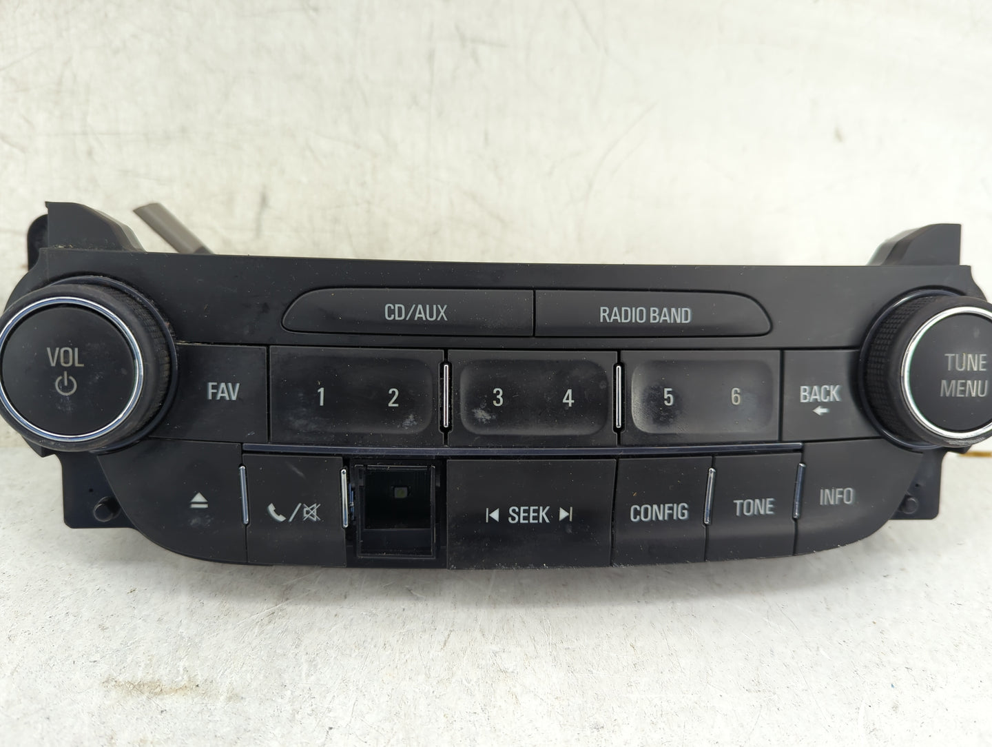 2014-2016 Chevrolet Malibu Radio Control Panel Black - Oemusedautoparts1.com