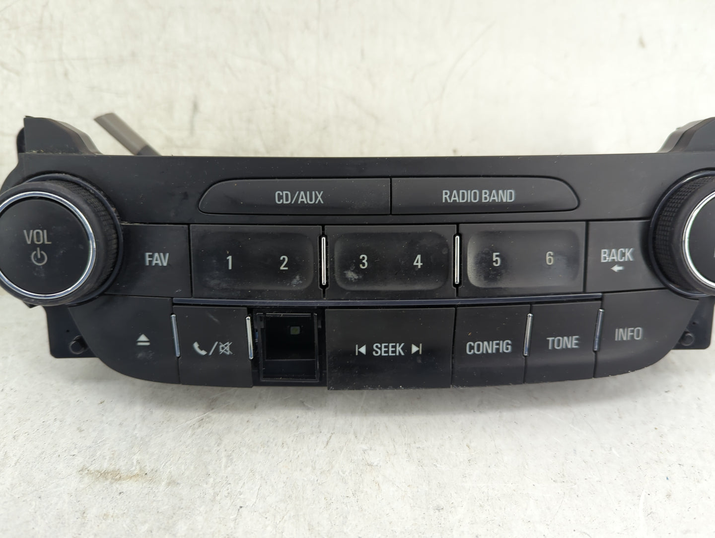 2014-2016 Chevrolet Malibu Radio Control Panel Black - Oemusedautoparts1.com