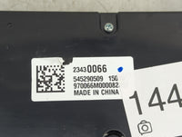 2014-2016 Chevrolet Malibu Radio Control Panel Black - Oemusedautoparts1.com