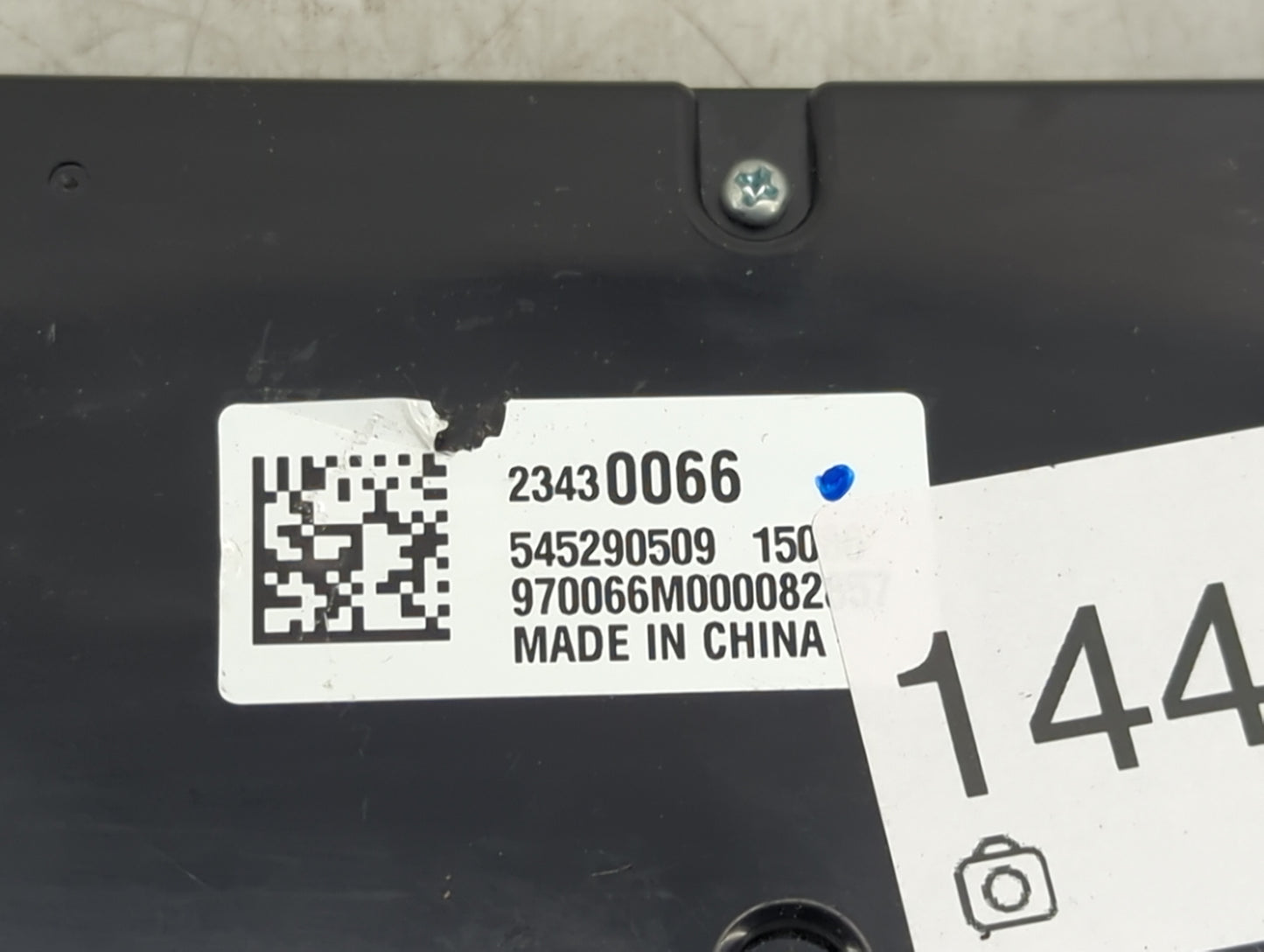 2014-2016 Chevrolet Malibu Radio Control Panel Black - Oemusedautoparts1.com