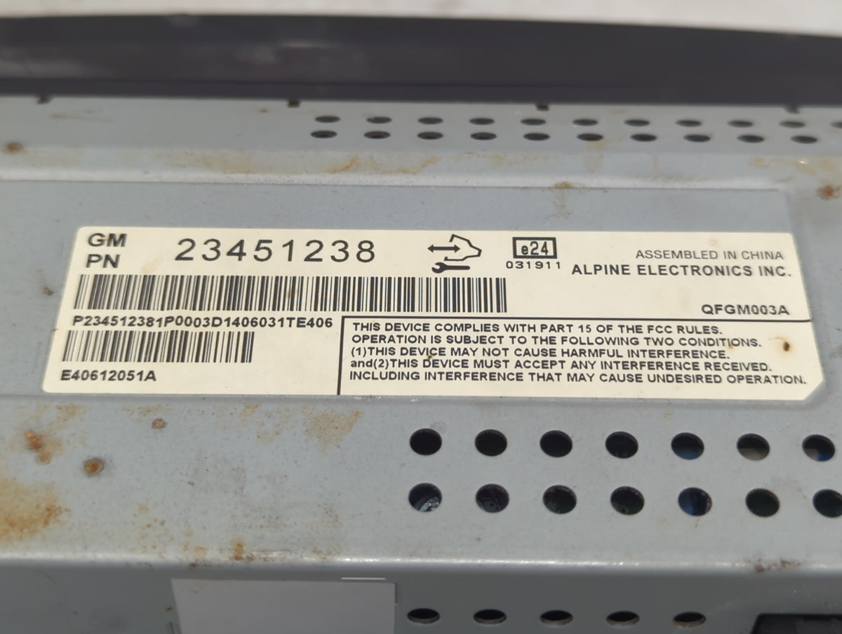 2013-2016 Chevrolet Malibu Information Radio Display Screen 1446131 - Oemusedautoparts1.com