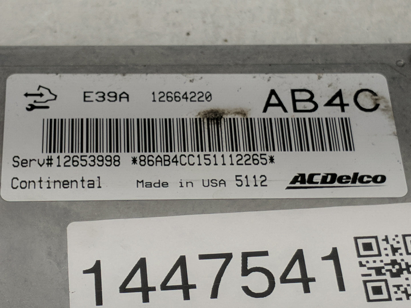 2015 Chevrolet Malibu PCM Engine Control Computer ECU ECM PCU OEM P/N:12664220 12653998 Fits OEM Used Auto Parts - Oemusedau