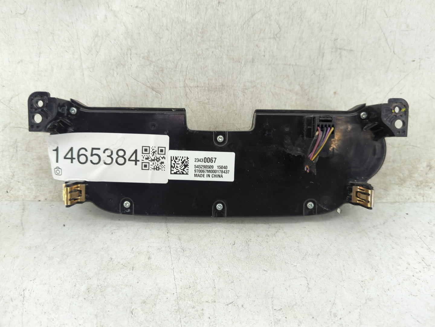 2015 Chevrolet Malibu Climate Control Module Temperature AC/Heater Replacement P/N:23430067 545290509 Fits OEM Used Auto Par