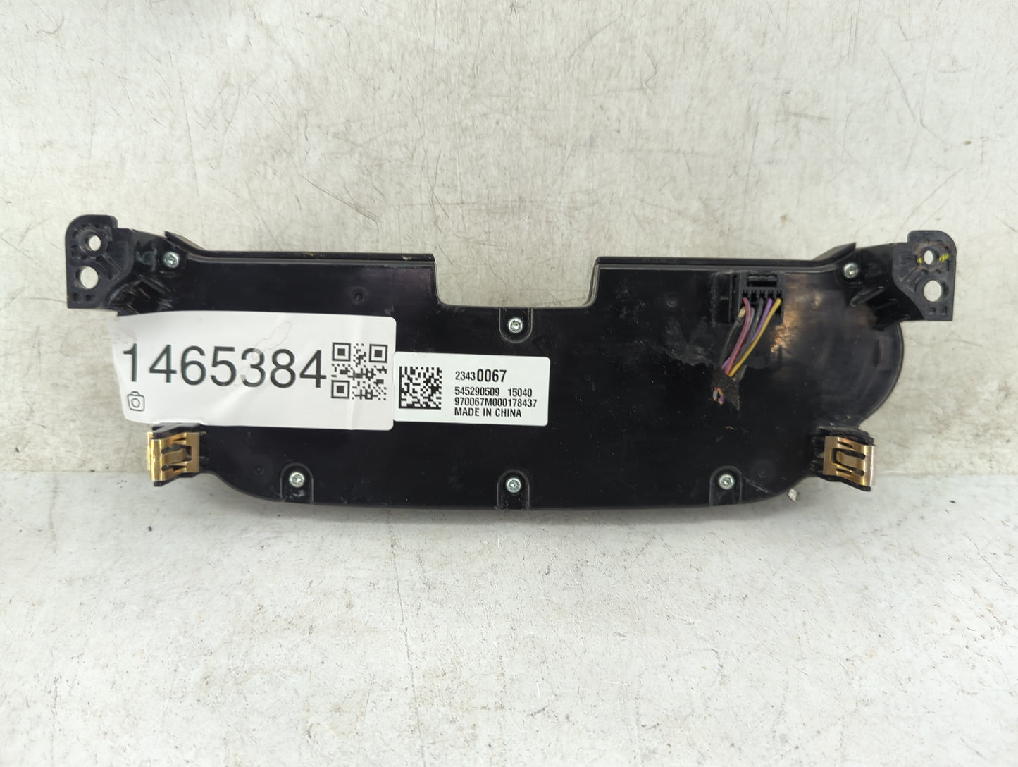 2015 Chevrolet Malibu Climate Control Module Temperature AC/Heater Replacement P/N:23430067 545290509 Fits OEM Used Auto Par