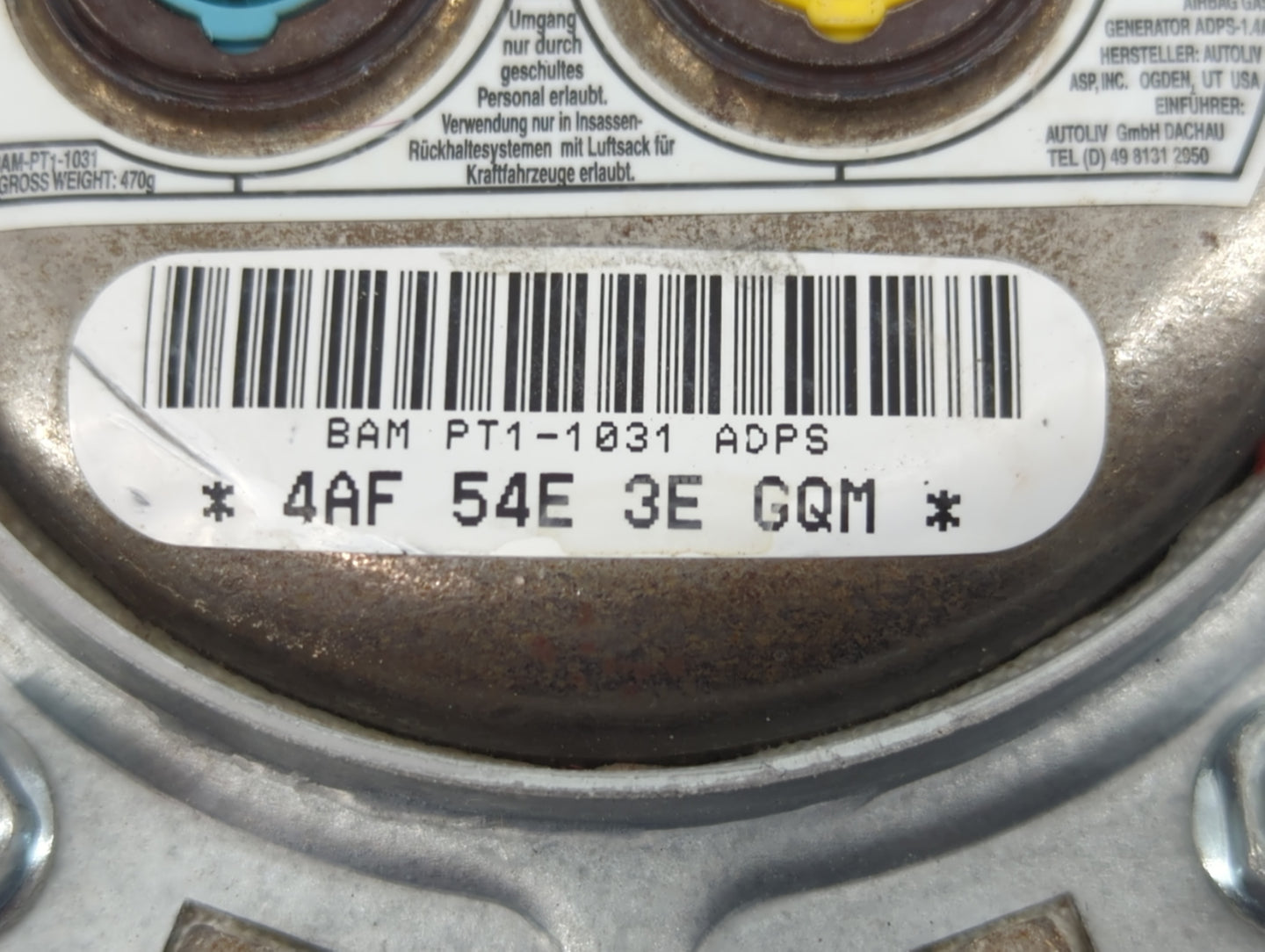 2013-2016 Chevrolet Malibu Air Bag Driver Left Steering Wheel Mounted 1466067 - Oemusedautoparts1.com