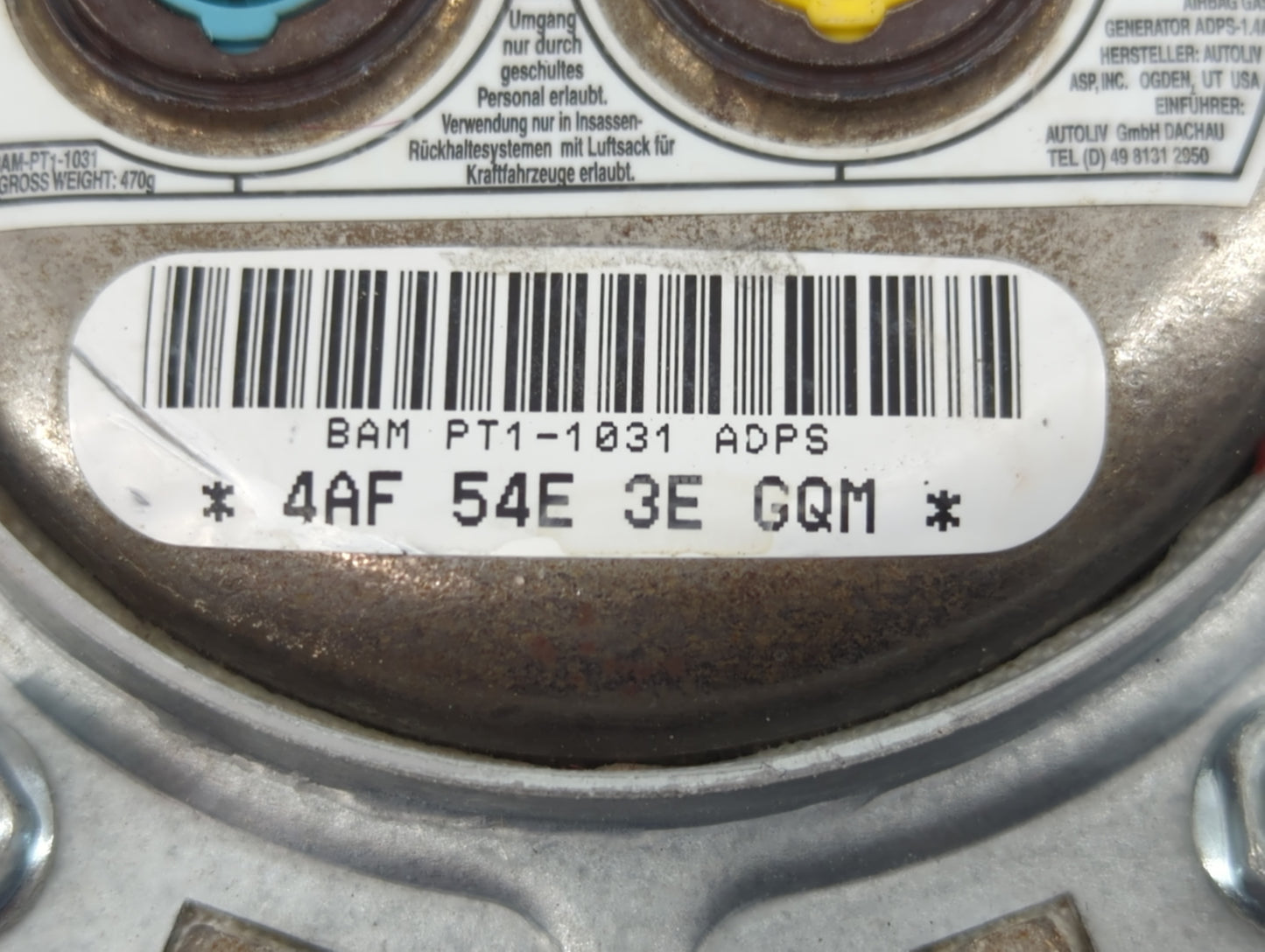 2013-2016 Chevrolet Malibu Air Bag Driver Left Steering Wheel Mounted 1466067 - Oemusedautoparts1.com