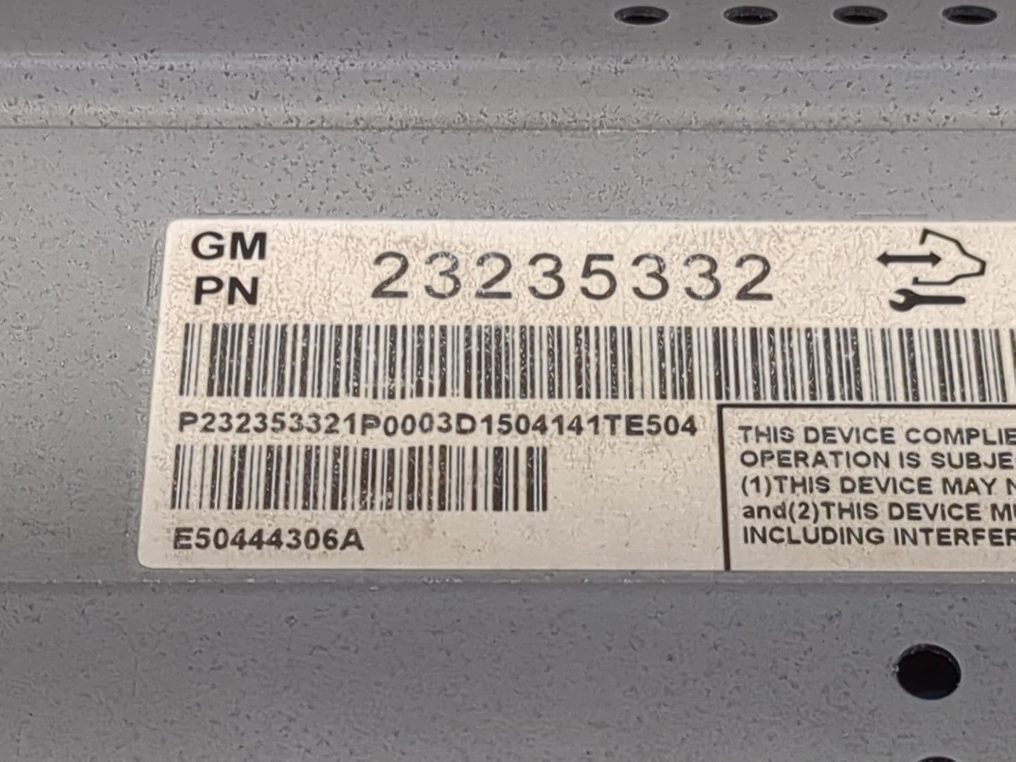 2013-2016 Chevrolet Malibu Information Display Screen 1468309 - Oemusedautoparts1.com