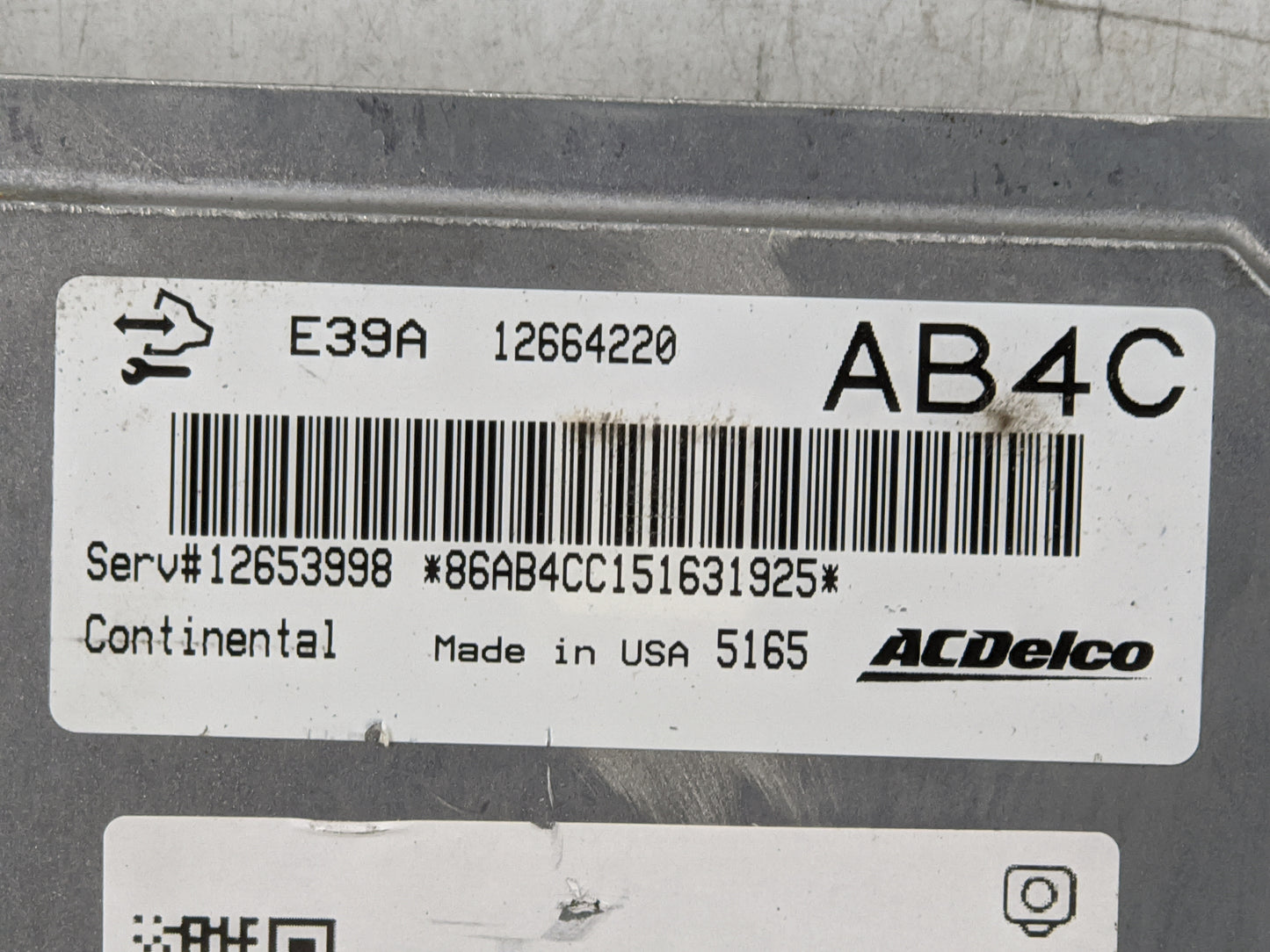 2013-2016 Chevrolet Malibu PCM Engine Control Computer ECU ECM PCU OEM P/N:12653998 12664220, E39A Fits Fits 2013 2014 2015 