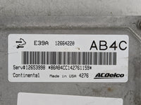 2013-2016 Chevrolet Malibu PCM Engine Control Computer ECU ECM PCU OEM P/N:12664220 12653998 Fits Fits 2013 2014 2015 2016 O