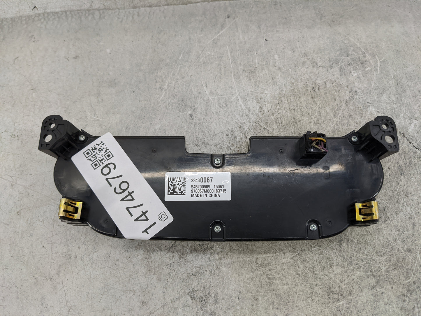 2014-2016 Chevrolet Malibu Radio Control Panel 1474679 - Oemusedautoparts1.com