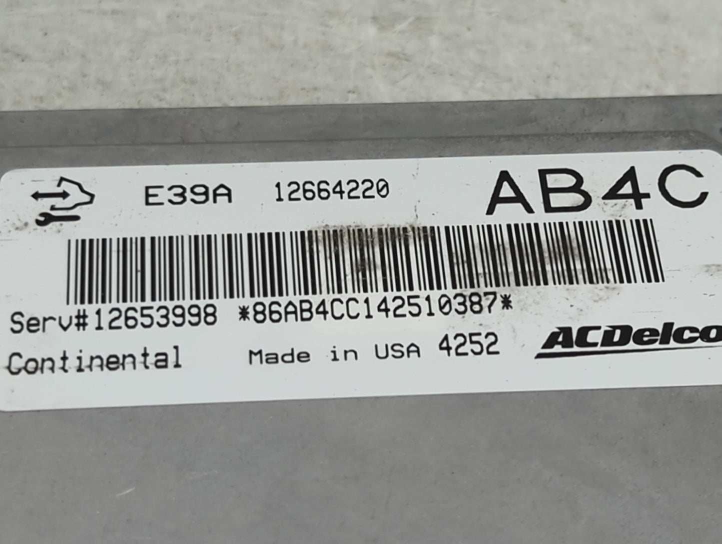 2013-2016 Chevrolet Malibu PCM Engine Control Computer ECU ECM PCU OEM P/N:12664220 12653998 Fits Fits 2013 2014 2015 2016 O