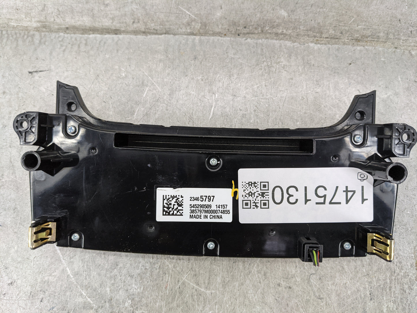 2014-2016 Chevrolet Malibu Climate Control Module Temperature AC/Heater Replacement P/N:23465797 545290509 Fits OEM Used Aut