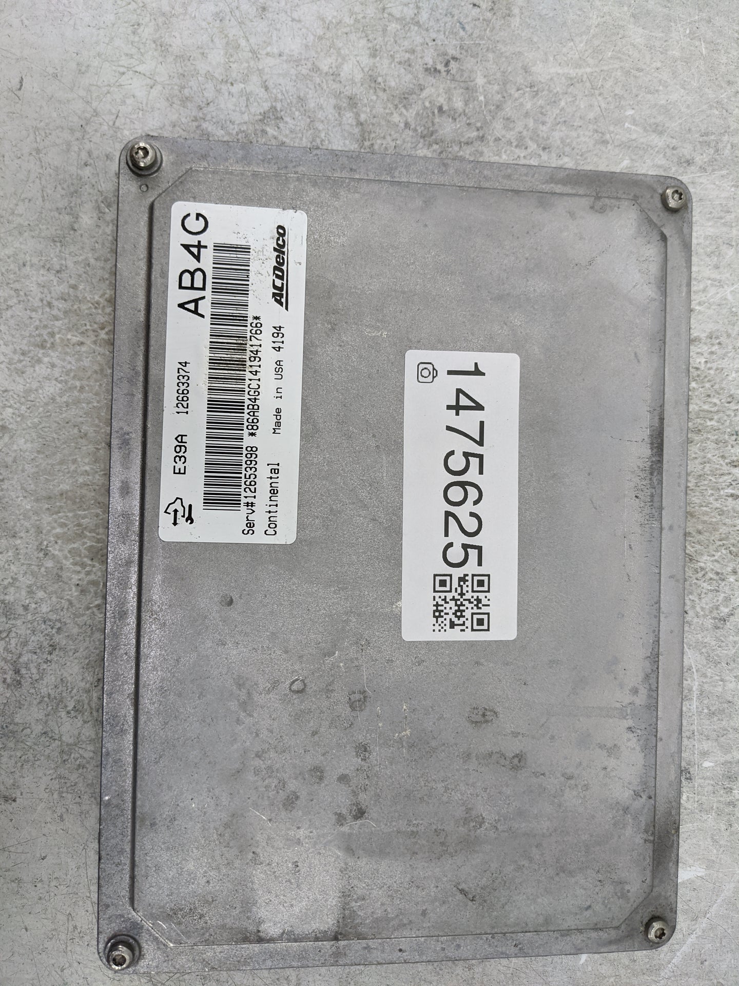 2013-2016 Chevrolet Malibu PCM Engine Control Computer ECU ECM PCU OEM P/N:12663374 12653998 Fits Fits 2013 2014 2015 2016 O