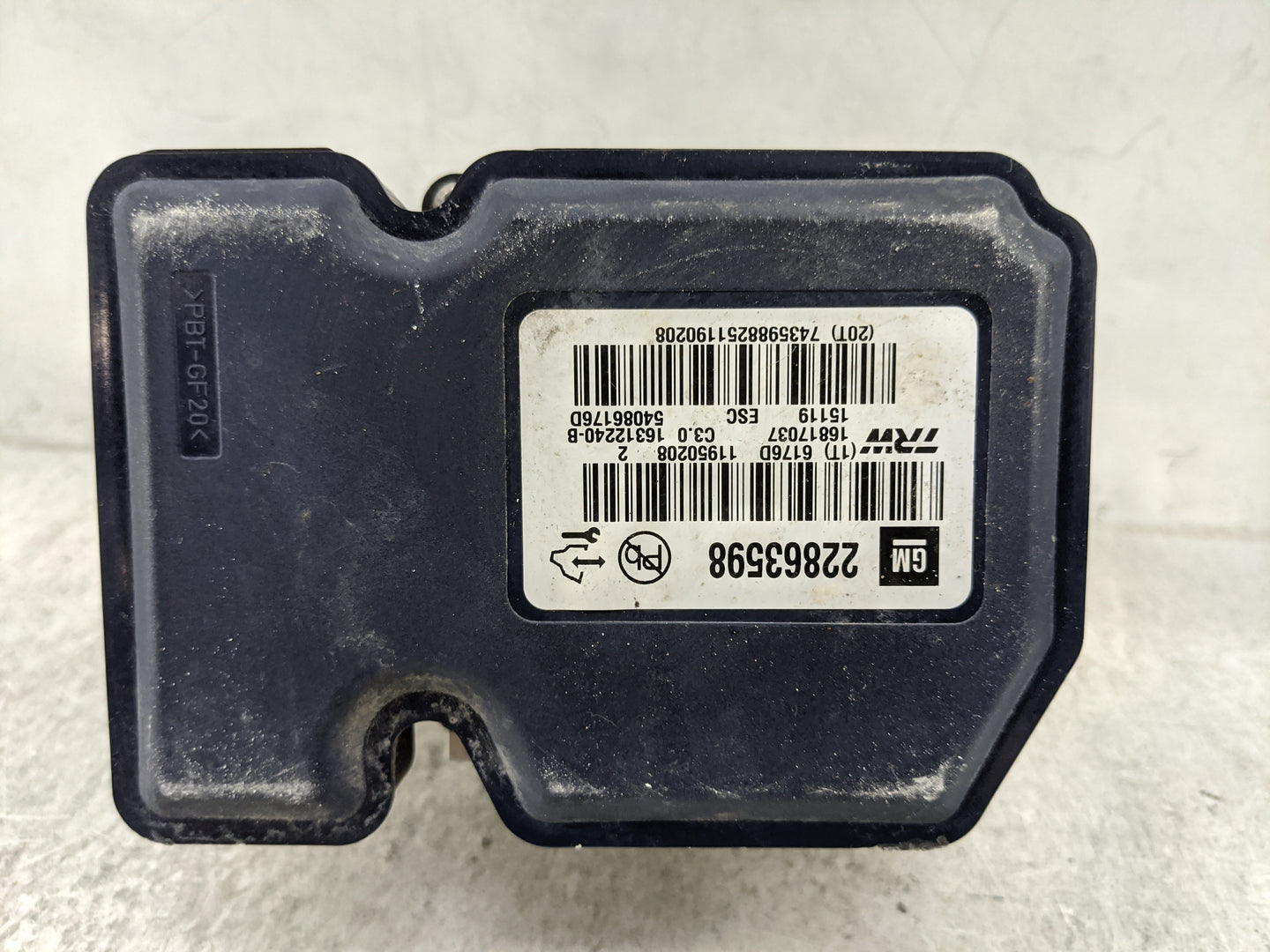 2013-2016 Chevrolet Malibu ABS Pump Control Module Replacement P/N:22863598 16817037 Fits Fits 2012 2013 2014 2015 2016 OEM 