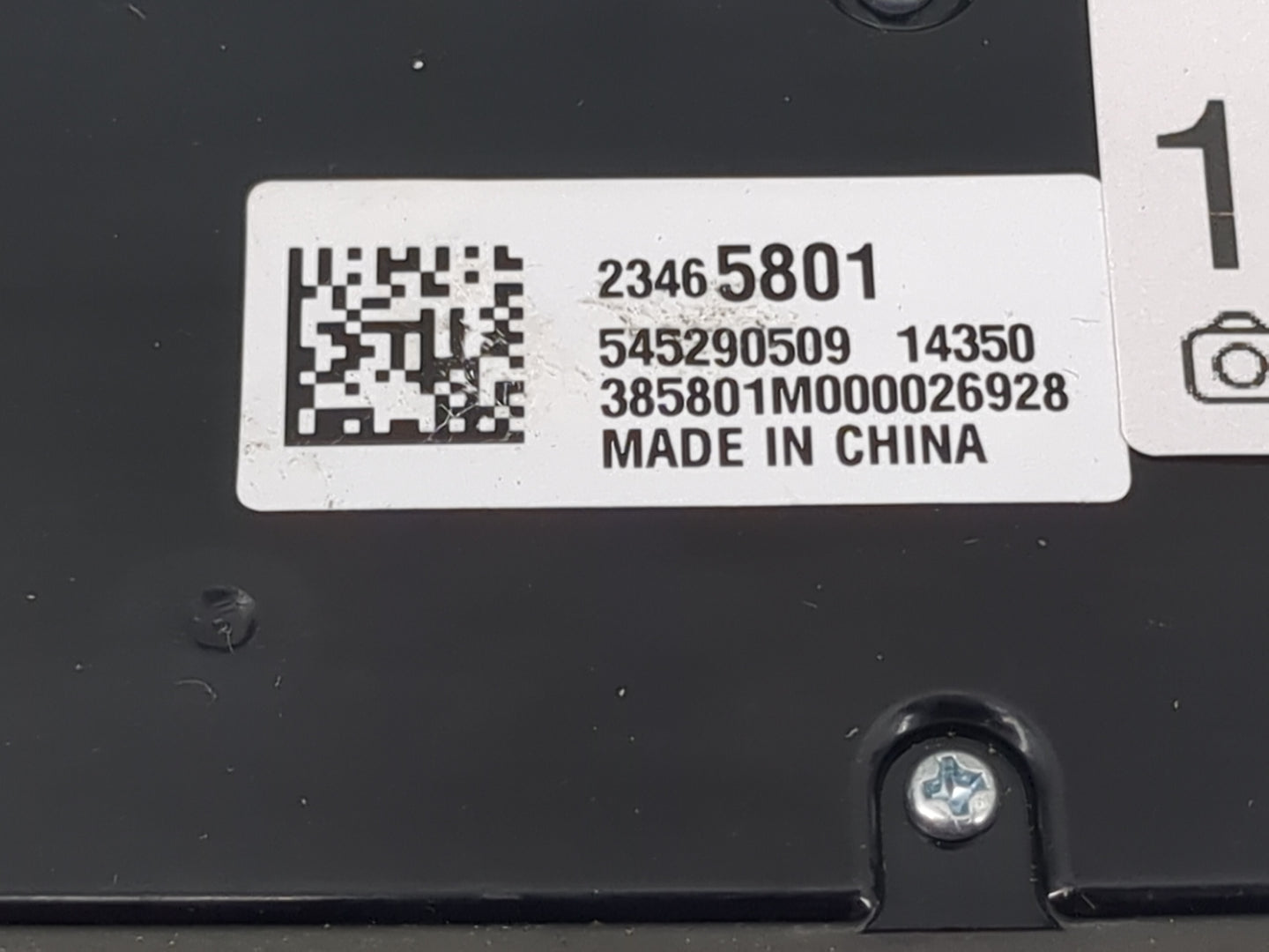 2014-2016 Chevrolet Malibu Climate Control Module Temperature AC/Heater Replacement P/N:23465801 545290509 Fits OEM Used Aut
