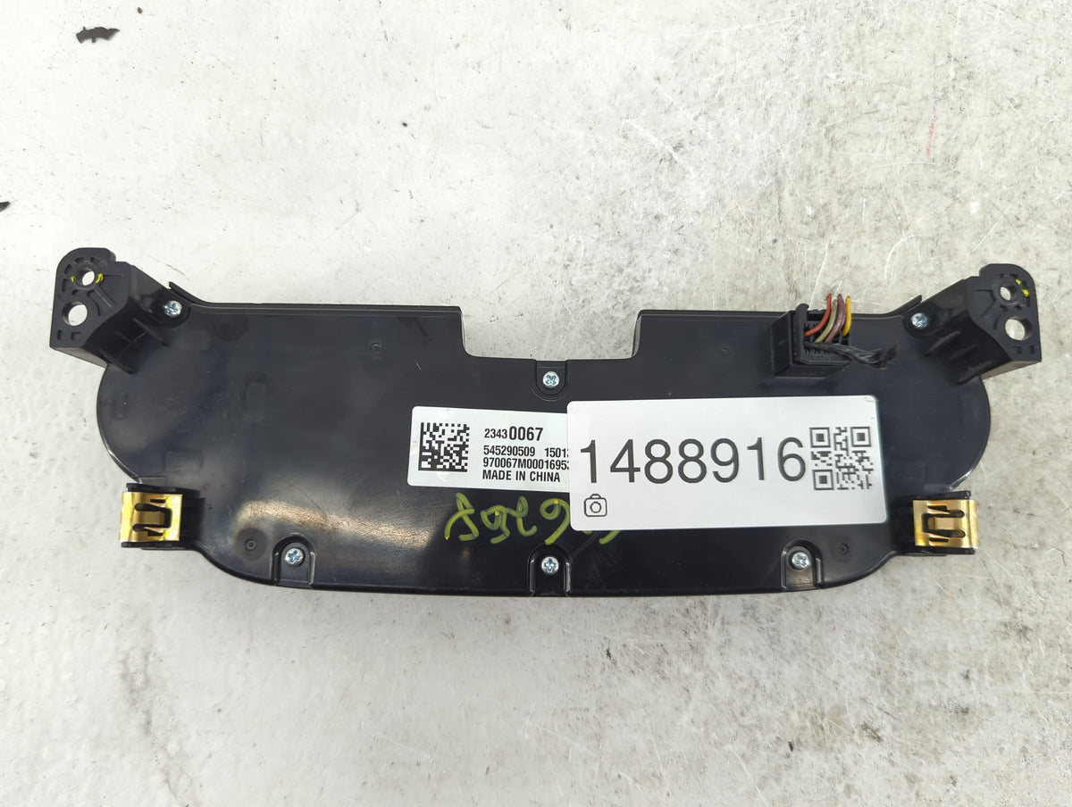 2014-2016 Chevrolet Malibu Climate Control Module Temperature AC/Heater Replacement P/N:23430067 545290509 Fits OEM Used Aut