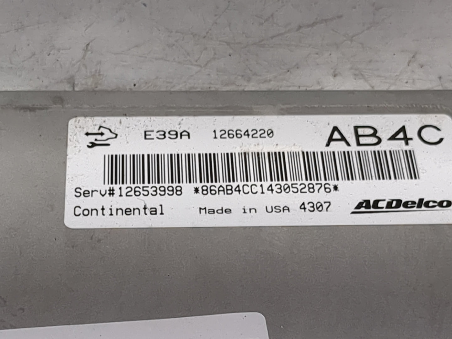 2013-2016 Chevrolet Malibu PCM Engine Control Computer ECU ECM PCU OEM P/N:12664220 12653998 Fits Fits 2013 2014 2015 2016 O