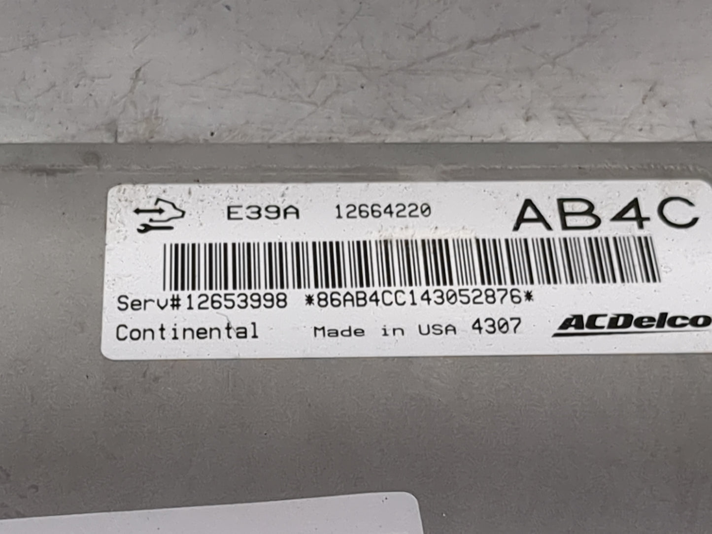 2013-2016 Chevrolet Malibu PCM Engine Control Computer ECU ECM PCU OEM P/N:12664220 12653998 Fits Fits 2013 2014 2015 2016 O