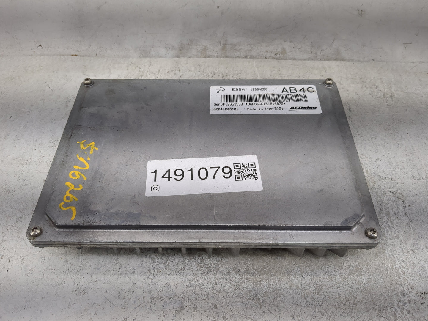 2013-2016 Chevrolet Malibu PCM Engine Control Computer ECU ECM PCU OEM P/N:12664220 12653998 Fits Fits 2013 2014 2015 2016 O