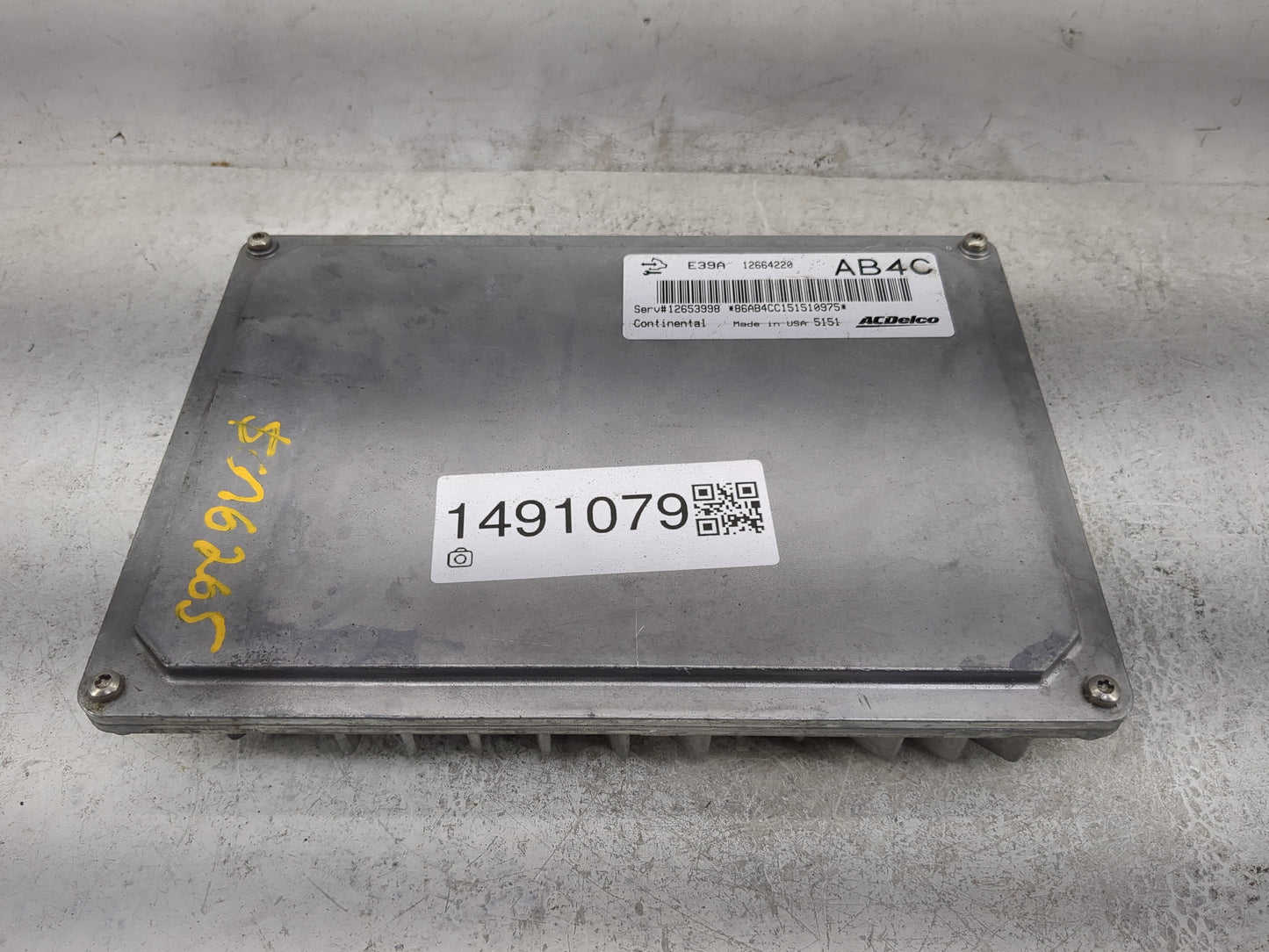 2013-2016 Chevrolet Malibu PCM Engine Control Computer ECU ECM PCU OEM P/N:12664220 12653998 Fits Fits 2013 2014 2015 2016 O