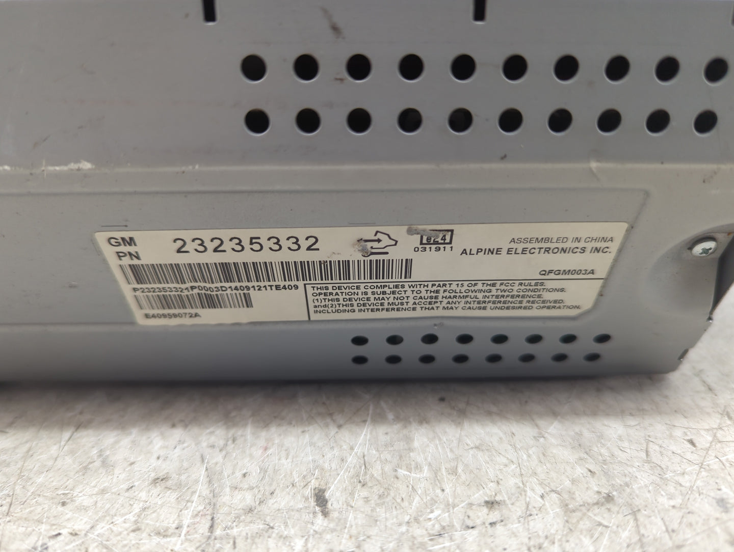 2013-2016 Chevrolet Malibu Information Display Screen 1496229 - Oemusedautoparts1.com