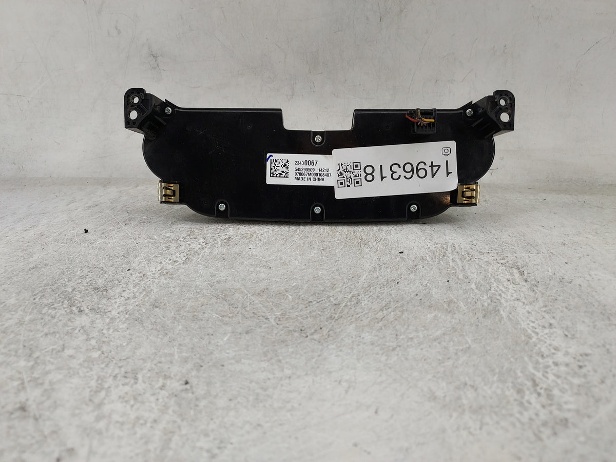 2014-2016 Chevrolet Malibu Radio Control Panel 1496318 - Oemusedautoparts1.com