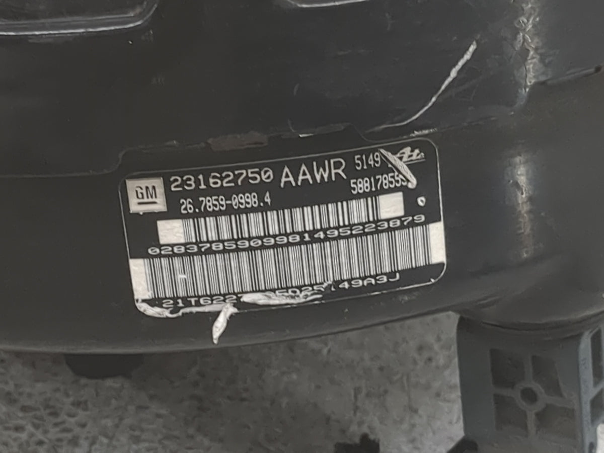 2013-2016 Chevrolet Malibu Power Brake Booster Oem 1501180 - Oemusedautoparts1.com