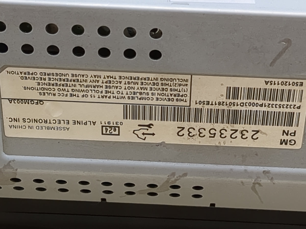 2013-2016 Chevrolet Malibu Information Radio Display Screen 1520530 - Oemusedautoparts1.com