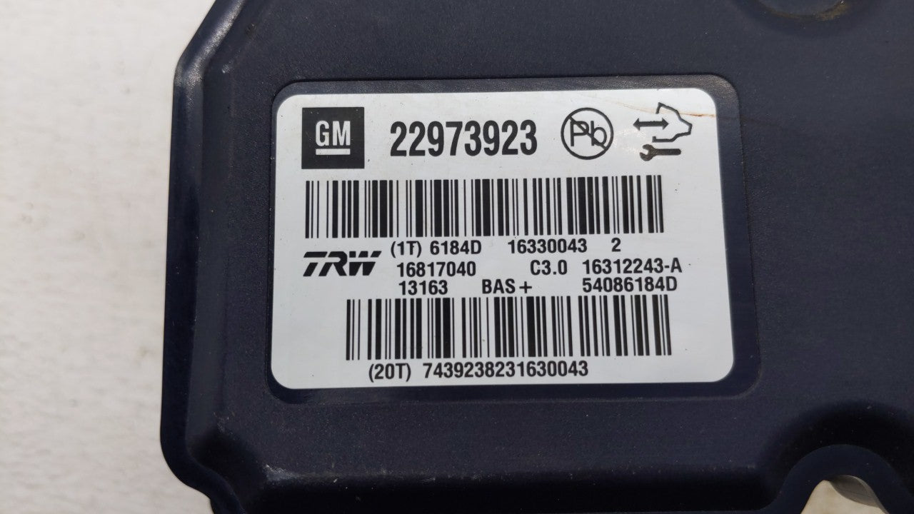 2013-2016 Chevrolet Malibu ABS Pump Control Module Replacement P/N:22815252 22888646, 22863598 Fits Fits 2012 2013 2014 2015