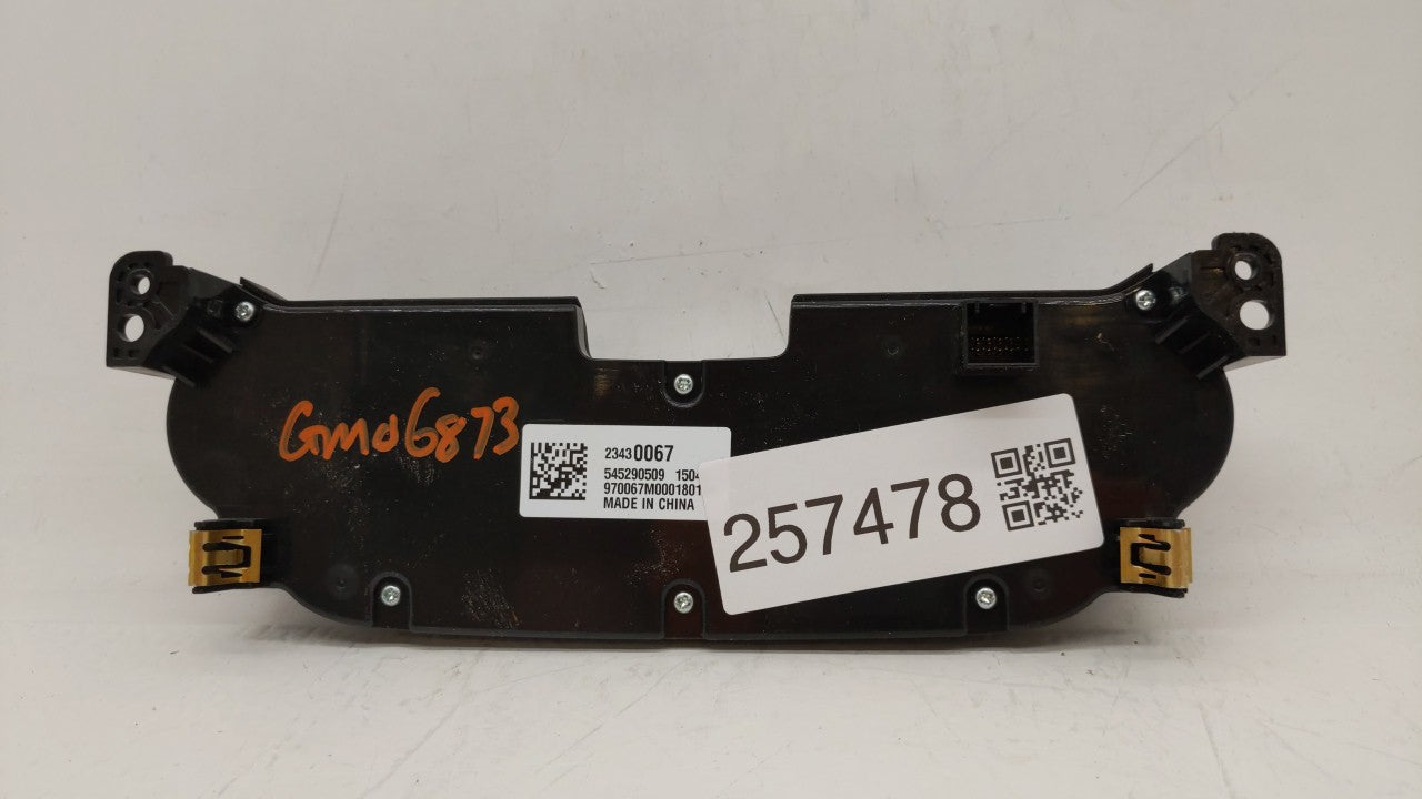 2014-2016 Chevrolet Malibu Radio Control Panel - Oemusedautoparts1.com