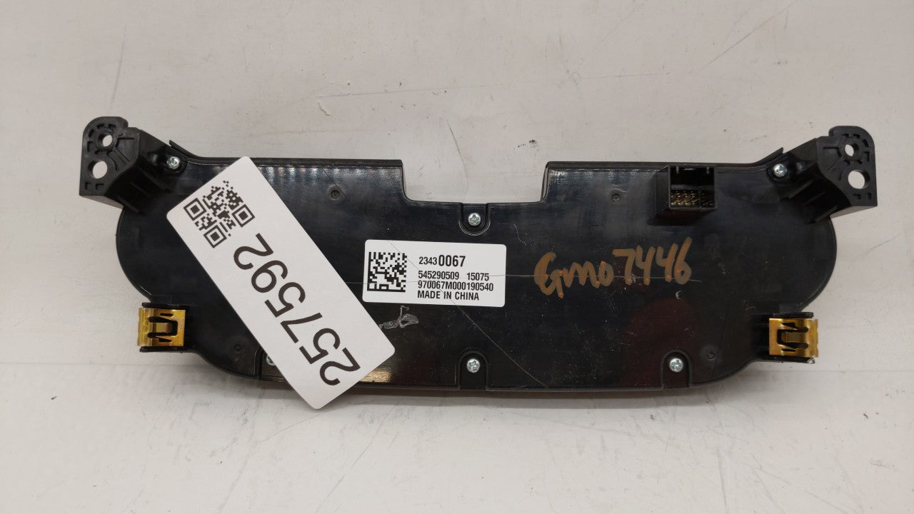 2014-2016 Chevrolet Malibu Radio Control Panel - Oemusedautoparts1.com