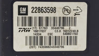 2013-2016 Chevrolet Malibu Anti-Lock Brake ABS Pump Module Actuator OEM P/N:22863598 22971448 Fits Fits 2012 2013 2014 2015 