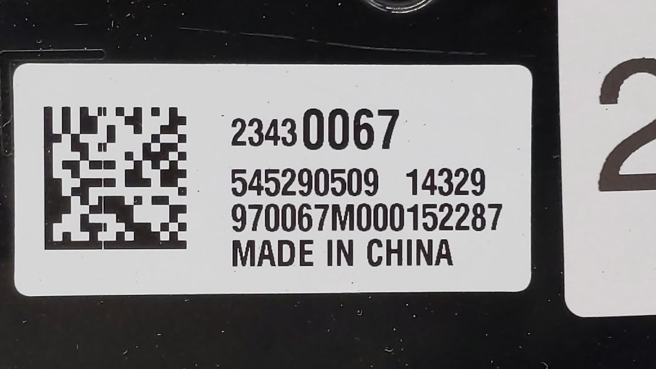 2014-2016 Chevrolet Malibu Radio Control Panel - Oemusedautoparts1.com