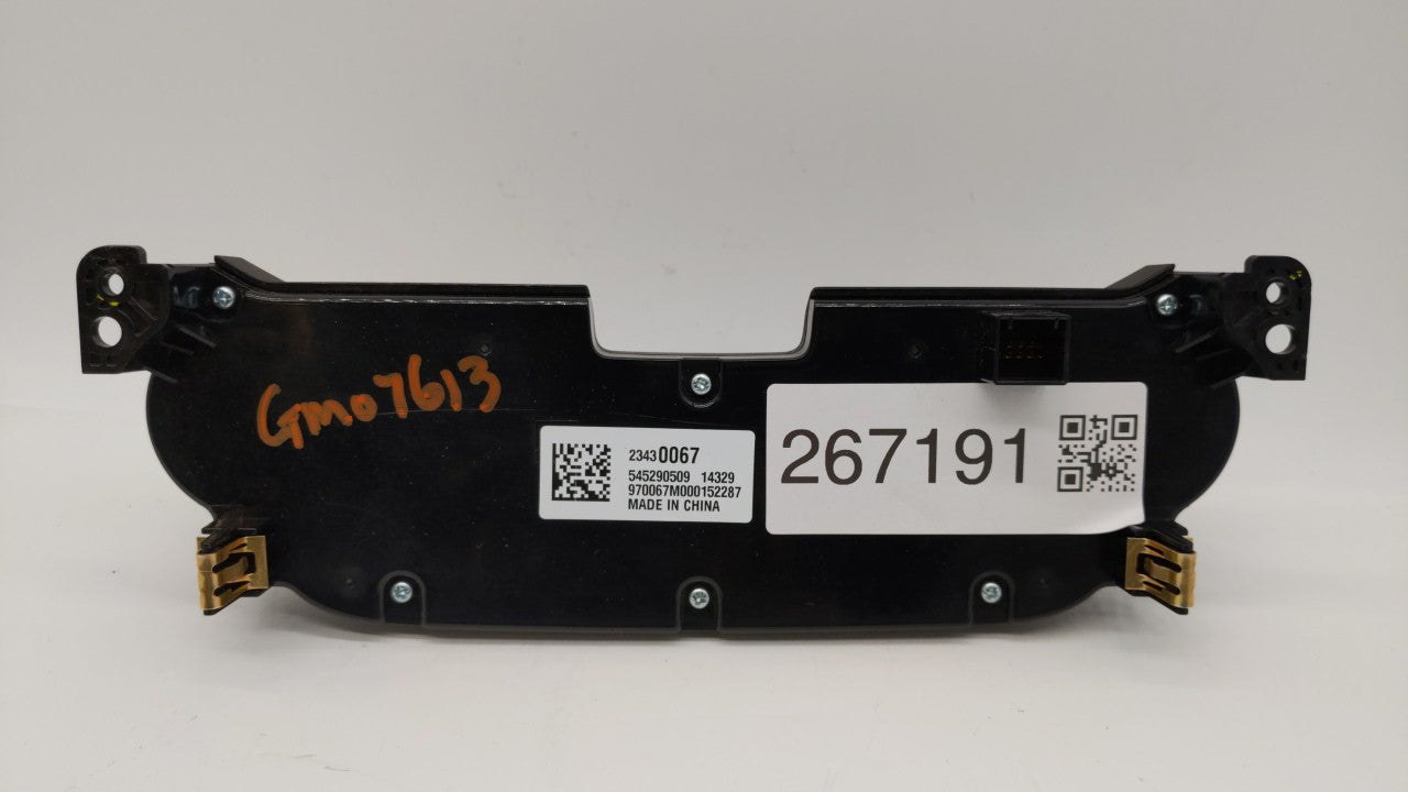 2014-2016 Chevrolet Malibu Radio Control Panel - Oemusedautoparts1.com
