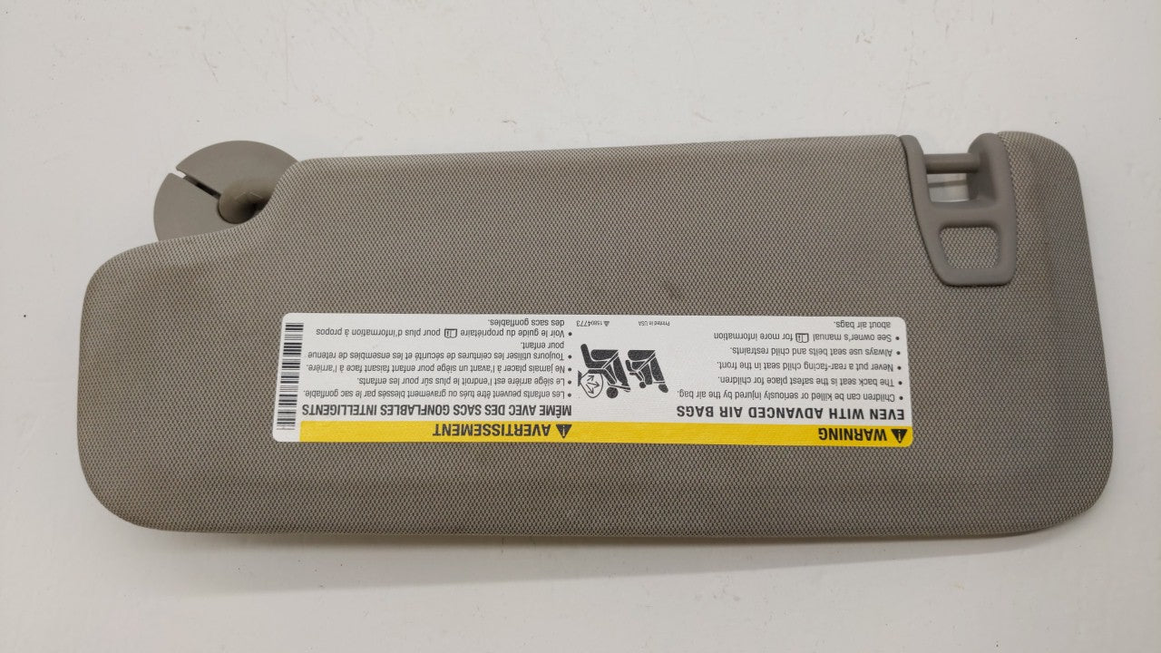 2013-2016 Chevrolet Malibu Sun Visor Shade Replacement Passenger Right Mirror Fits Fits 2013 2014 2015 2016 OEM Used Auto Pa