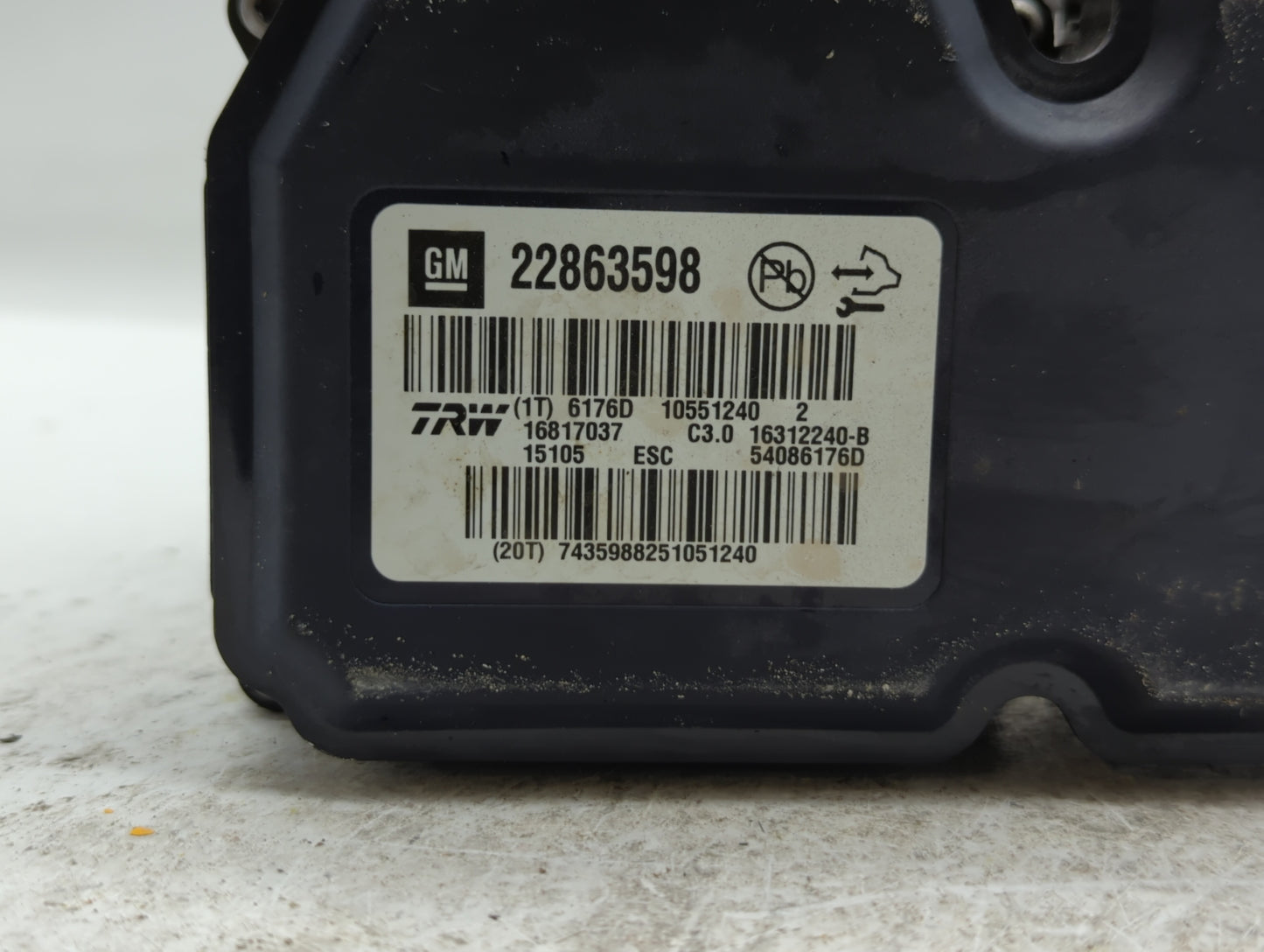 2013-2016 Chevrolet Malibu ABS Pump Control Module Replacement P/N:22973923 22827930, 22888501 Fits Fits 2012 2013 2014 2015
