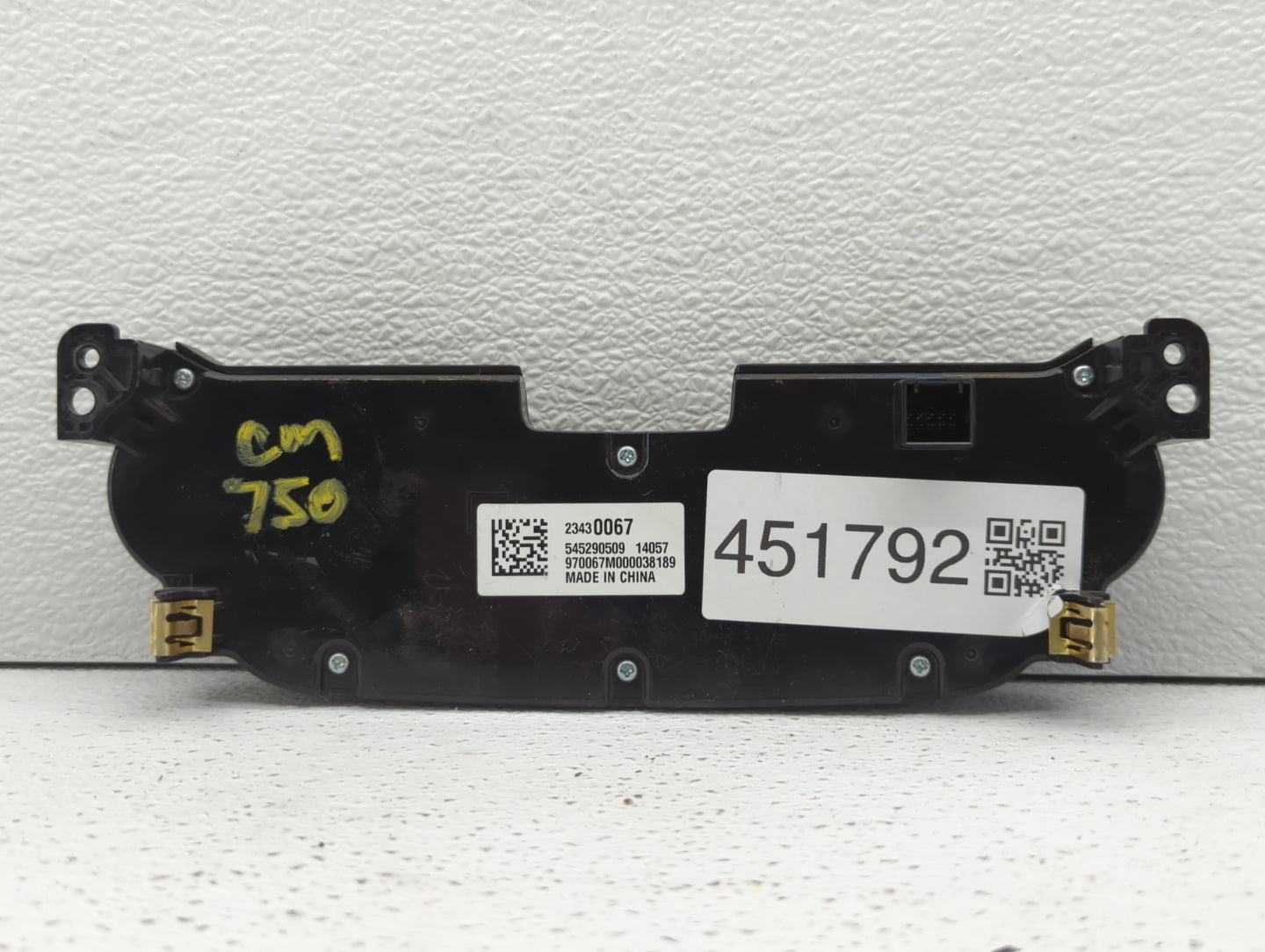 2014-2016 Chevrolet Malibu Radio Control Panel - Oemusedautoparts1.com