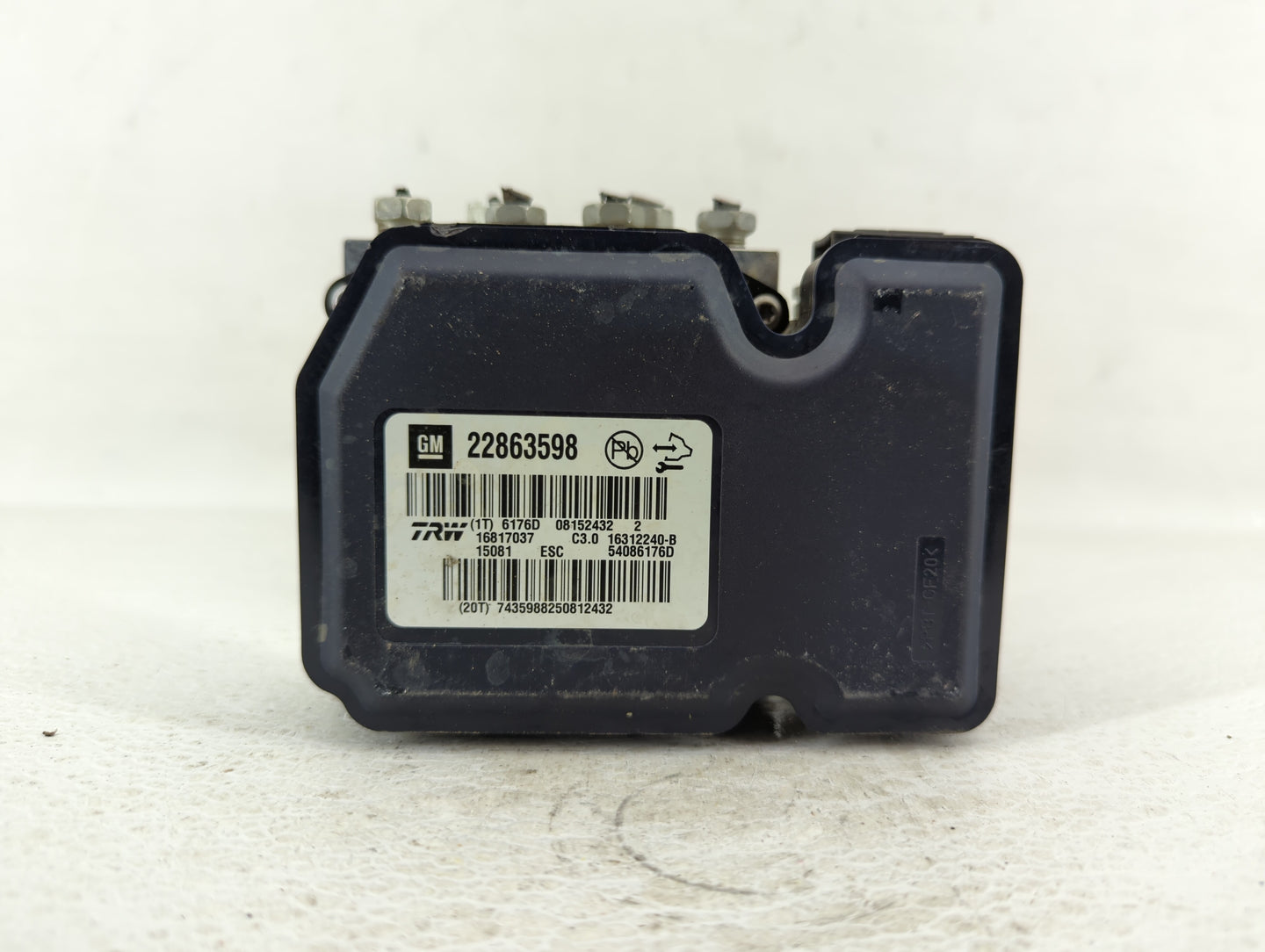 2013-2016 Chevrolet Malibu ABS Pump Control Module Replacement P/N:22863598 22971448, 25867265 Fits Fits 2012 2013 2014 2015