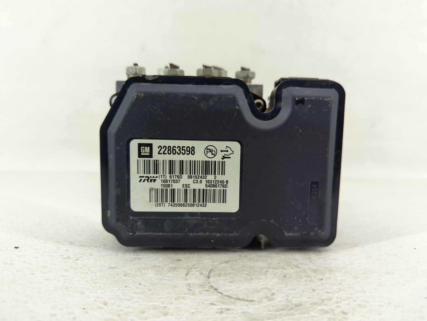 2013-2016 Chevrolet Malibu ABS Pump Control Module Replacement P/N:22863598 22971448, 25867265 Fits Fits 2012 2013 2014 2015