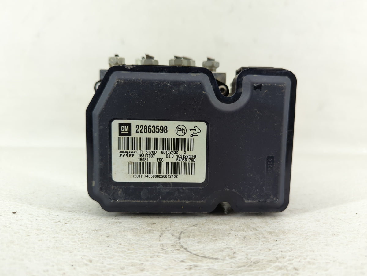 2013-2016 Chevrolet Malibu Anti-Lock Brake ABS Pump Module Actuator OEM P/N:22863598 22971448 Fits Fits 2012 2013 2014 2015 