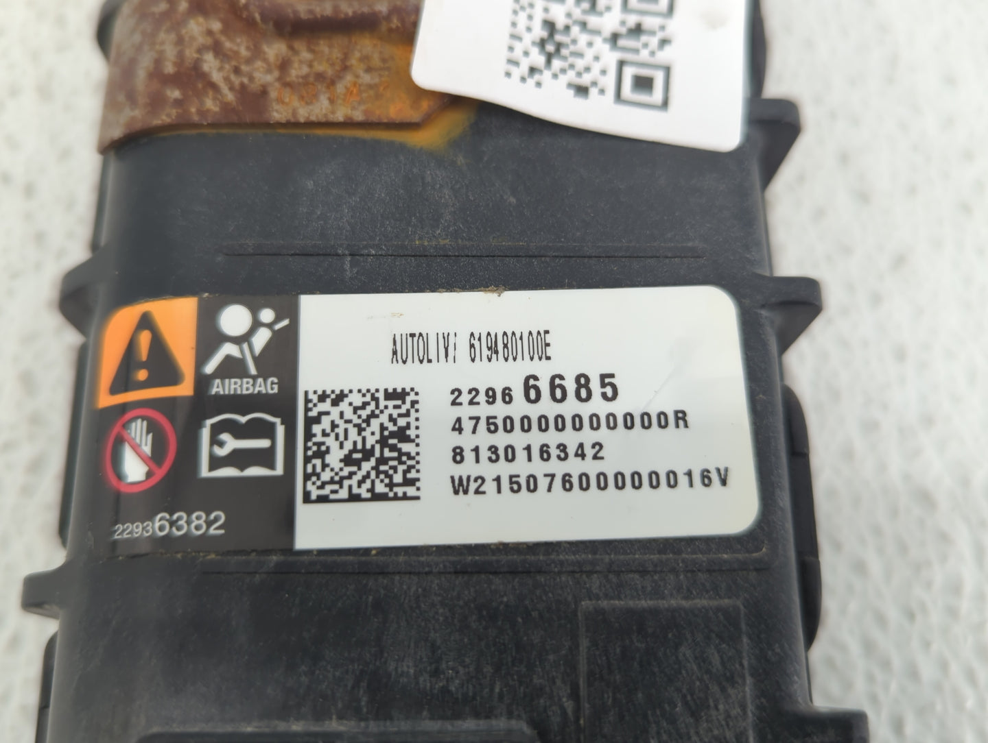 2013-2016 Chevrolet Malibu Air Bag Passenger Right Dashboard Oem - Oemusedautoparts1.com